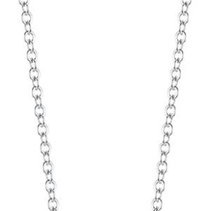 Sterling Silver Heart Pendant Necklace with Cubic Zirconia